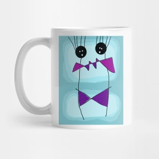 Kids Overtaken by Geometry Stick Figure Mug